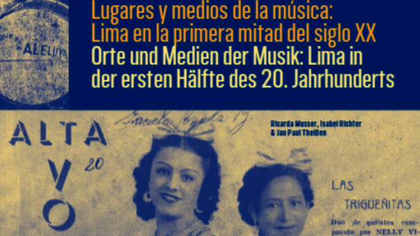 Catálogo de la exposición con fotos históricas de una big band y dos cantantes