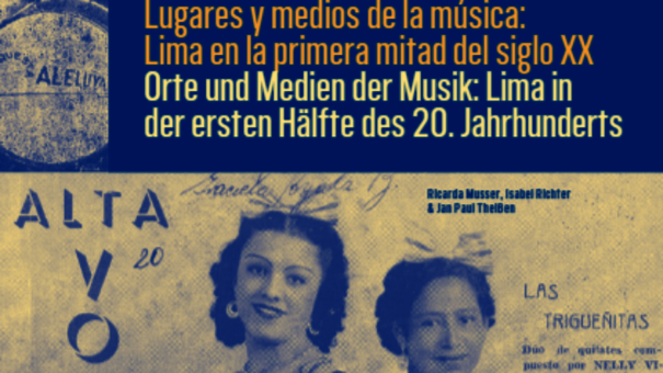 Ausstellungskatalog mit historischen Fotos einer Bigband und zwei Sängerinnen