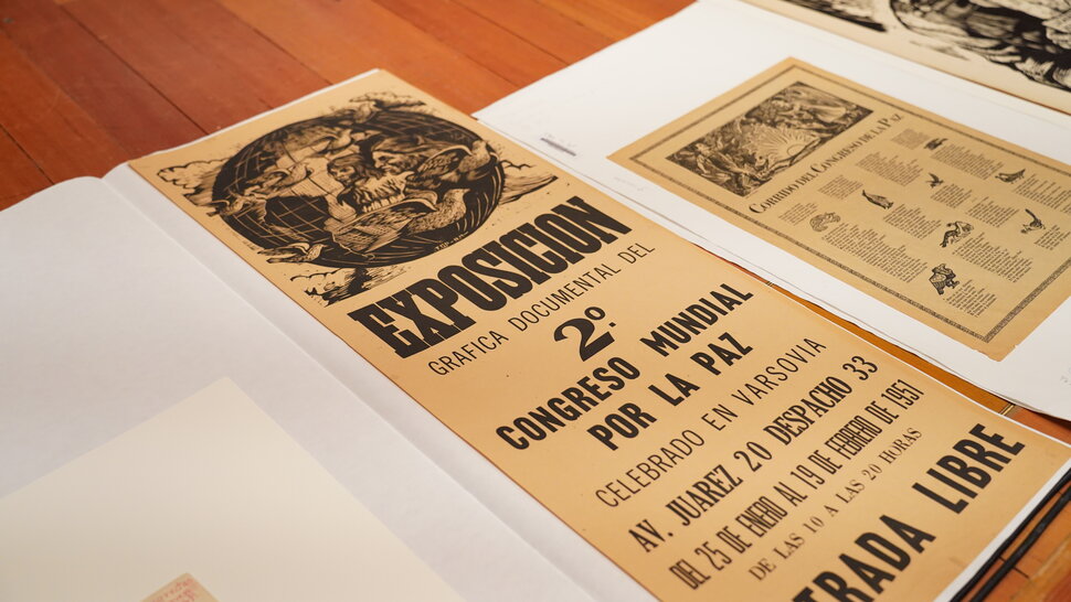 Historisches Plakat aus Mexiko (öffnet Vergrößerung des Bildes)