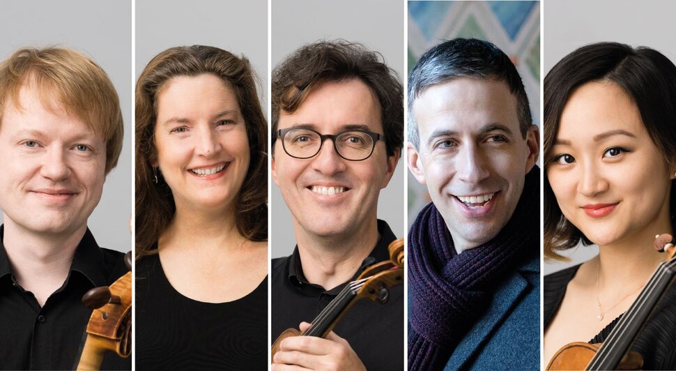 Retratos dos membros do conjunto da Deutsches Symphonie-Orchester Berlin (abre uma ampliação da imagem)