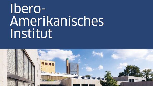 Capa da brochura do IAI com foto externa do instituto