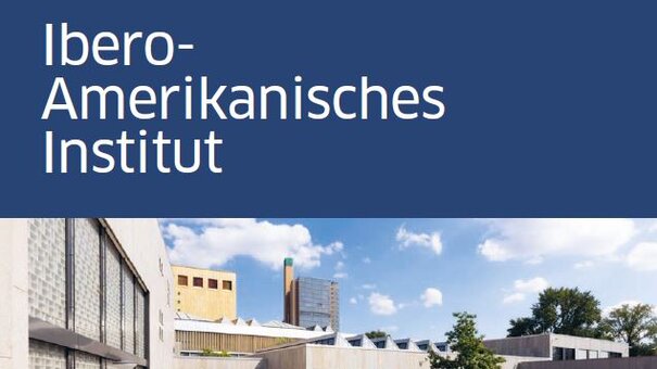 Titelseite der IAI-Broschüre mit Außenaufnahme des Instituts