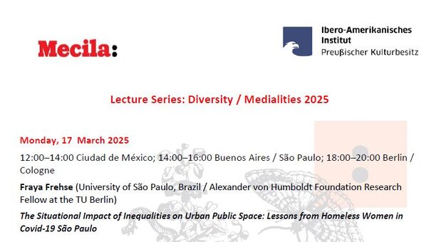 Trecho do programa com anúncio da palestra