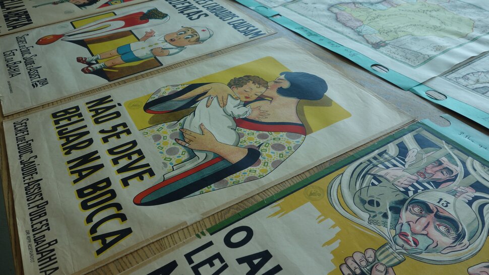 Historische Plakate von Gesundheitskampagnen